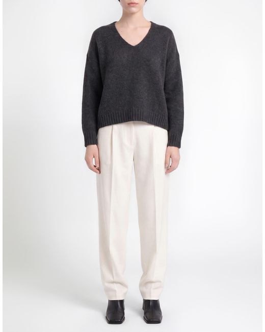 Aragona Black Charcoal Sweater Cashmere