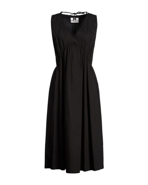 No Secrets Black Midi Dresses