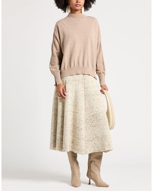 Brunello Cucinelli Natural Turtlenecks