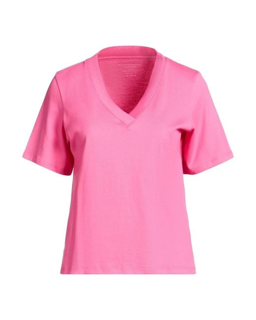 Majestic Filatures Pink Fuchsia T-Shirt Organic Cotton