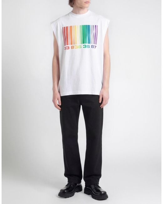 VTMNTS White T-Shirt Cotton for men