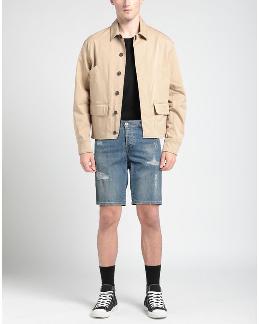 0/zero Construction Blue Denim Shorts for men