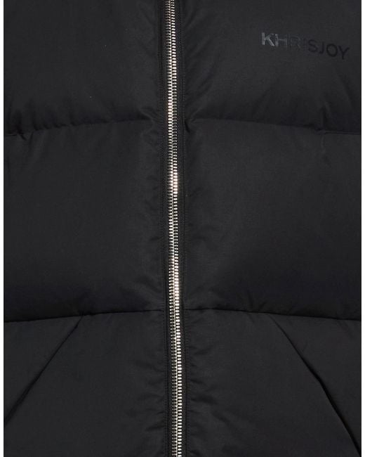 Khrisjoy Black Vest Cotton, Elastane for men