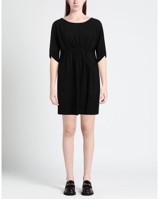Biancoghiaccio Black Mini Dress