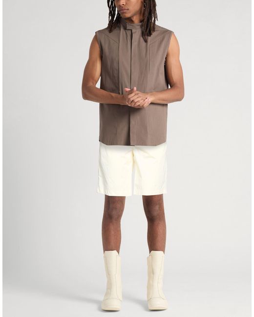 DIESEL Natural Shorts & Bermuda Shorts Cotton, Elastane for men