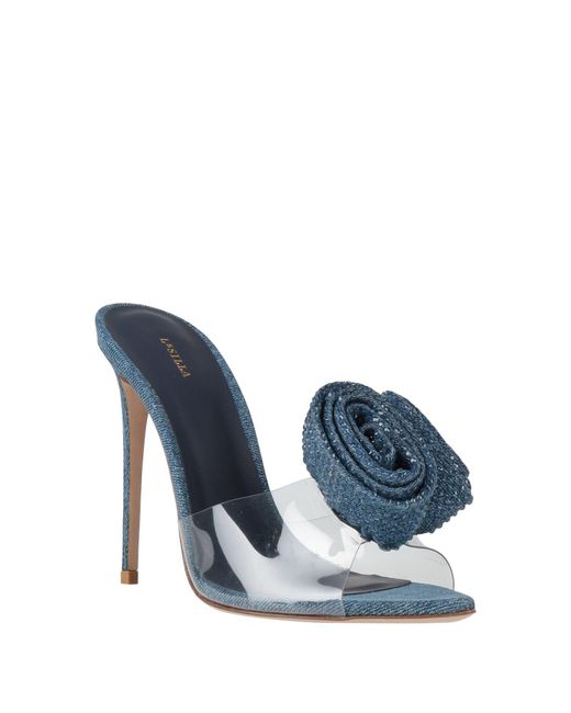 Le Silla Blue Slate Sandals Rubber