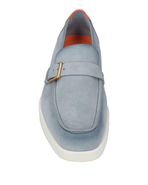 Santoni Blue Loafer for men