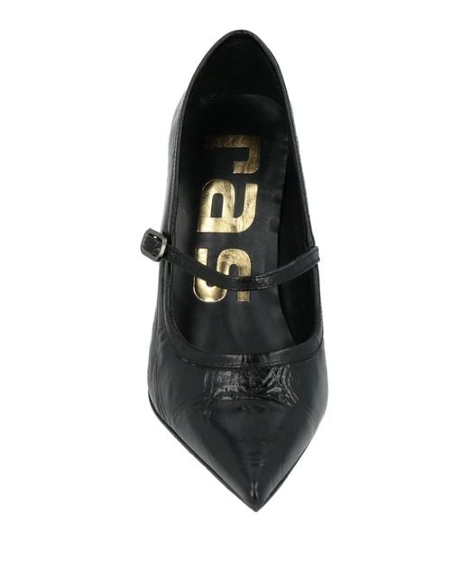 Ras Black Pumps Leather
