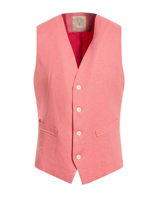 Barbati Pink Waistcoat for men