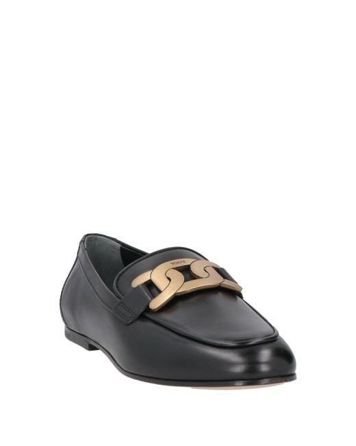 Tod's Black Loafers