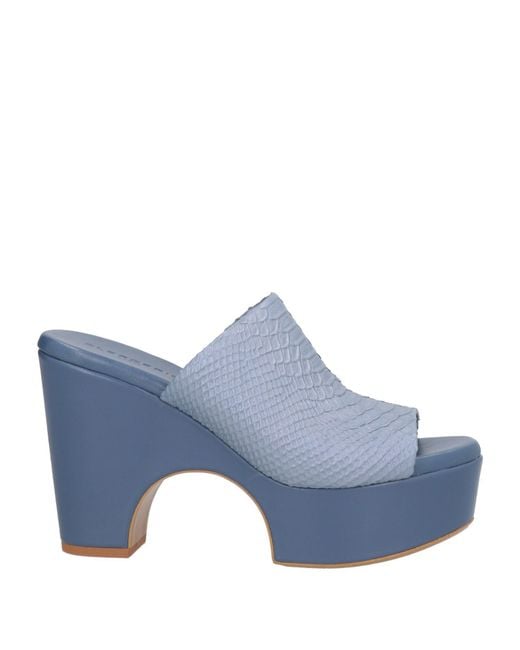 Robert Clergerie Blue Sandals Leather