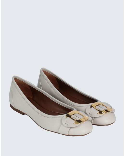 See By Chloé White Ballet Flats