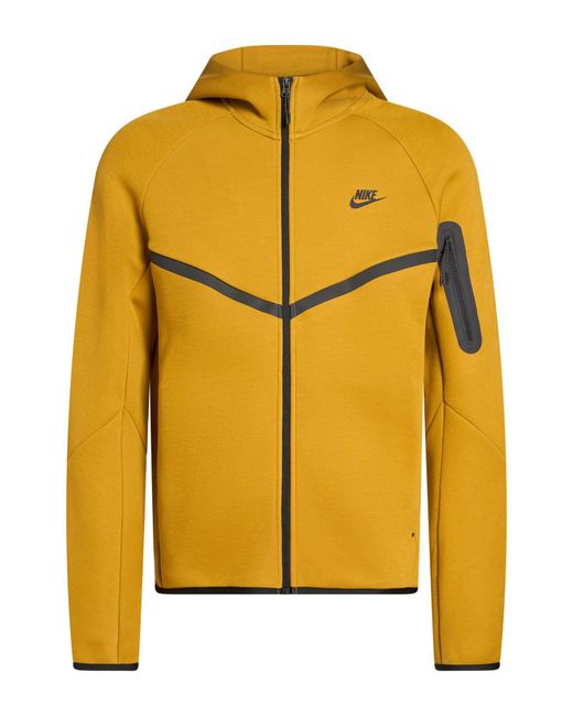 Nike Yellow Sweatshirt Cotton, Polyester for men