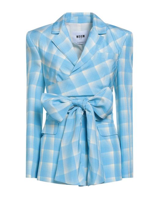 Americana MSGM de color Blue