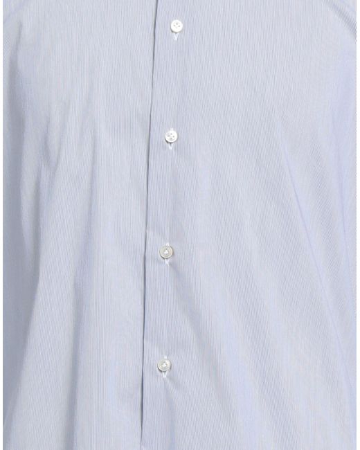 Brian Dales Blue Midnight Shirt Cotton, Polyamide, Elastane for men