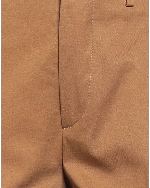 Berwich Natural Camel Pants Cotton, Elastane