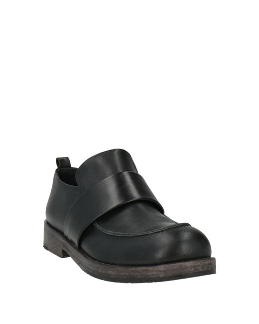 Ernesto Dolani Black Loafers Leather