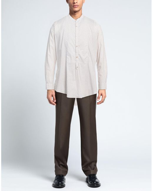 Dnl White Shirt Cotton for men