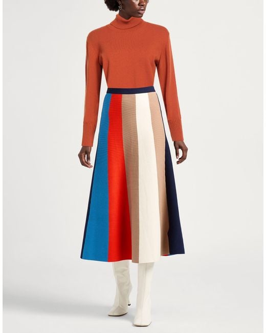 Alpha Studio Orange Turtleneck