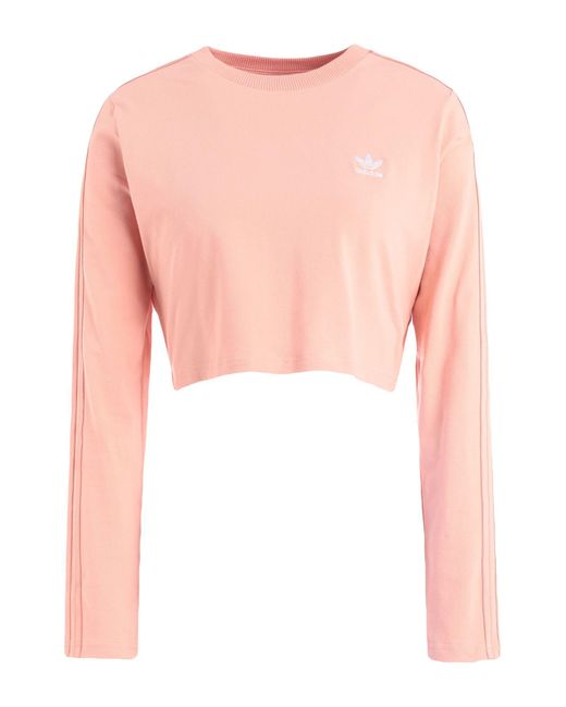adidas Originals Cotton T-shirt in Blush (Pink) - Lyst