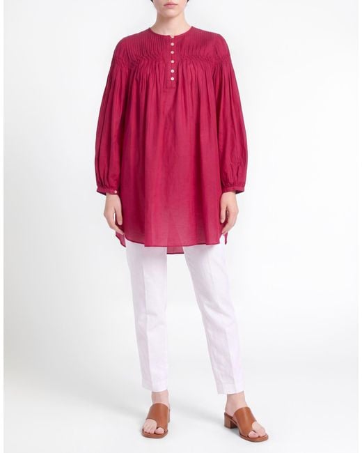 Isabel Marant Pink Mini Dress Cotton, Viscose