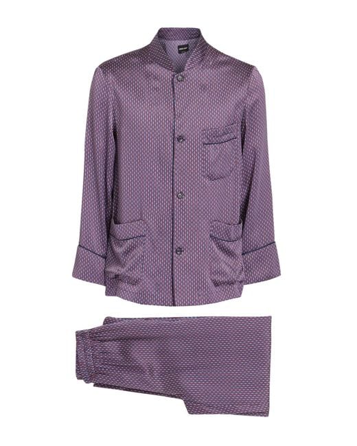 Pijama Giorgio Armani de hombre de color Purple