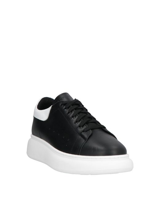 CafeNoir Black Sneakers Leather for men