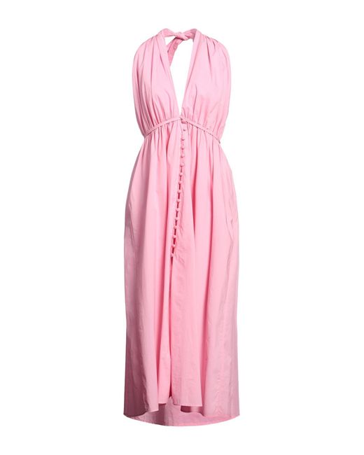 Isabelle Blanche Pink Midi Dress