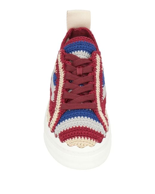 Chloé Red Trainers