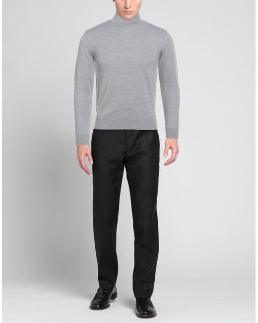 Luigi Borrelli Napoli Rollkragenpullover in Gray für Herren