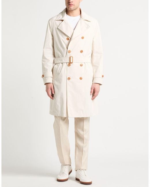 Brunello Cucinelli White Overcoat & Trench Coat for men