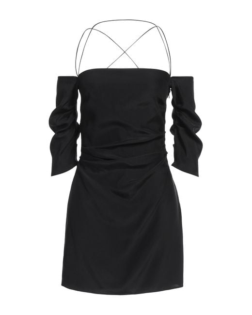GAUGE81 Black Mini-Kleid