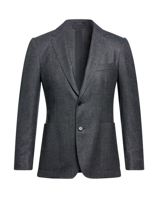 Dunhill Blue Blazer Wool for men