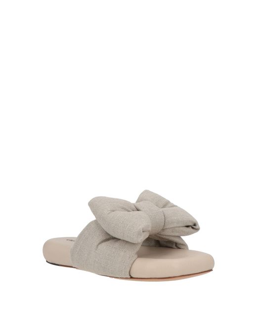 Off-White c/o Virgil Abloh White Sand Sandals Textile Fibers