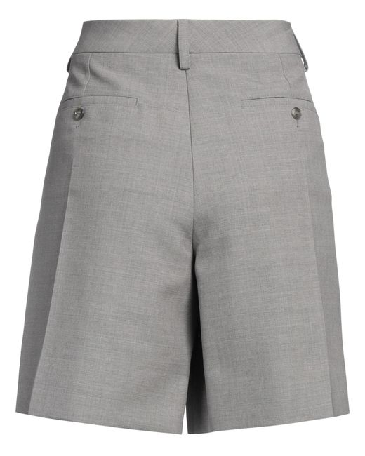 Burberry Gray Light Shorts & Bermuda Shorts Wool