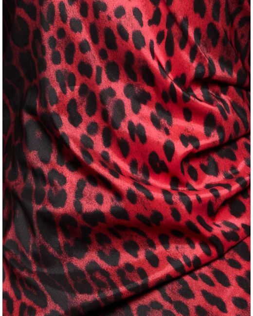 No Secrets Red Mini Dress Polyester