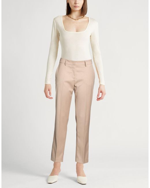 Boglioli Natural Pants Polyester, Viscose, Elastane