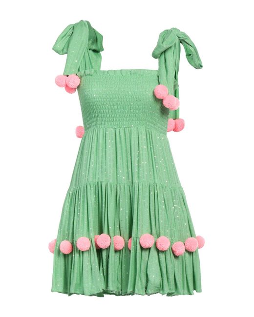 Sundress Green Mini Dress