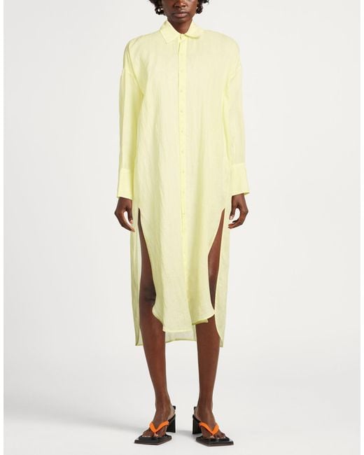 Fisico Yellow Midi Dresses