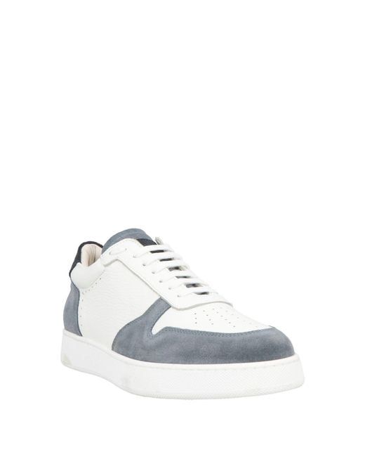 Barba Napoli Blue Slate Sneakers Leather for men