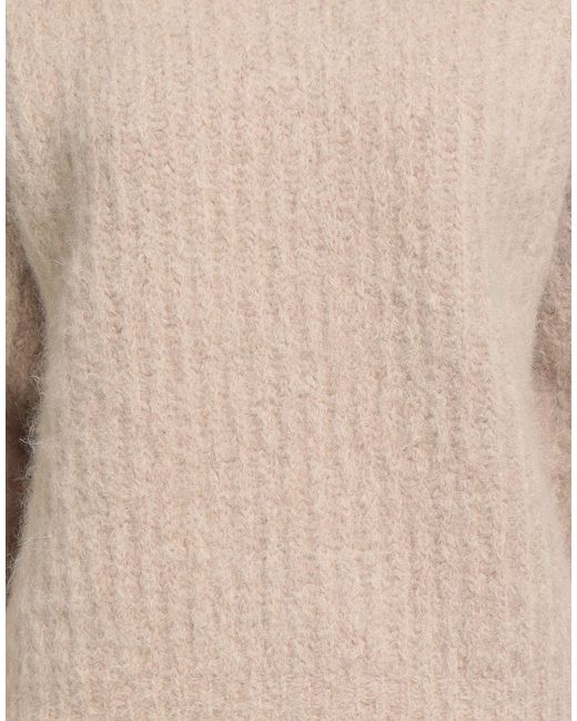 AMI Natural Sweater Alpaca Wool, Mohair Wool, Polyamide, Elastane