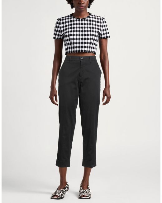 Berwich Black Pants Cotton, Elastane