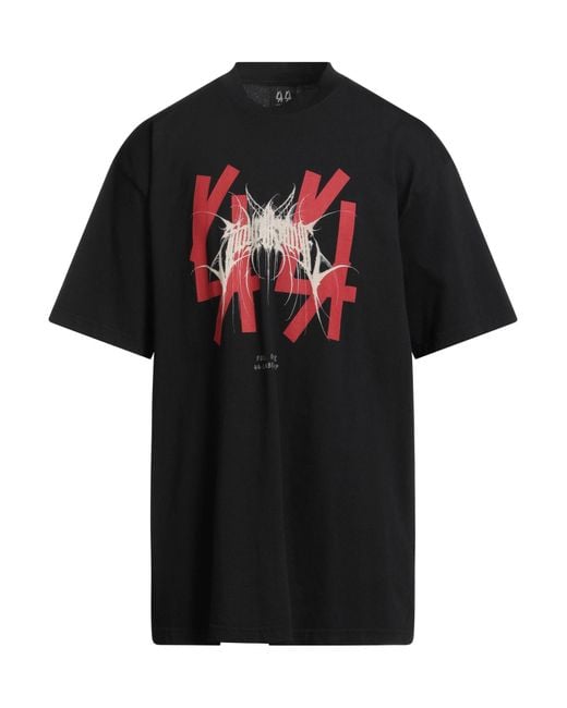 44 Label Group Black T-Shirt Cotton for men