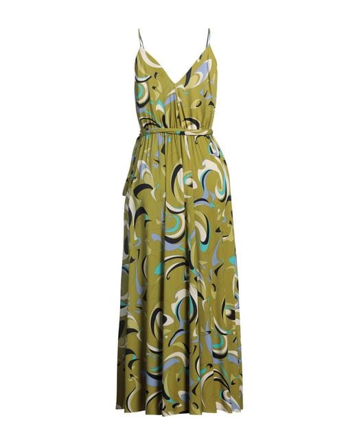 Emilio Pucci Green Maxi Dress