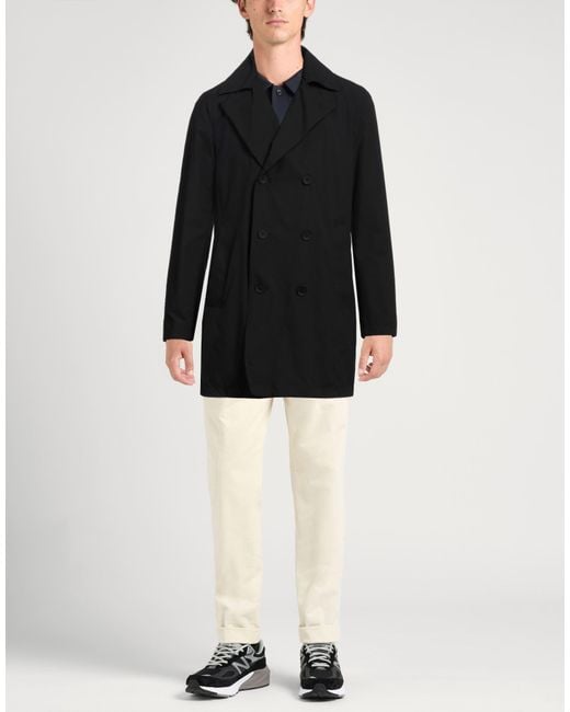 People Of Shibuya Black Overcoat & Trench Coat for men