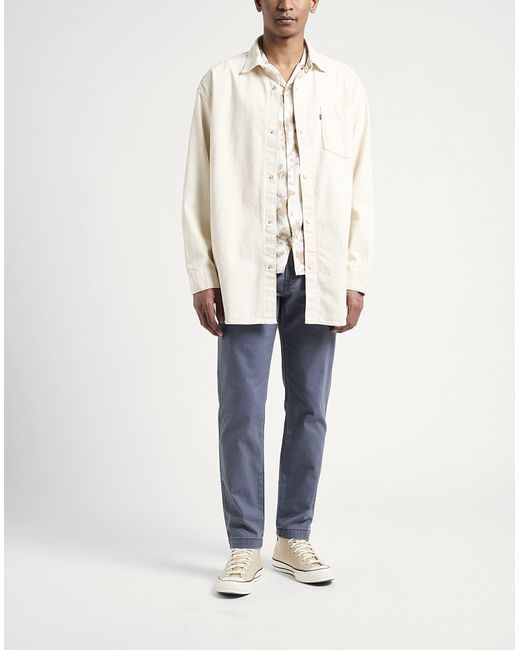 Levi's White Denim Shirt for men