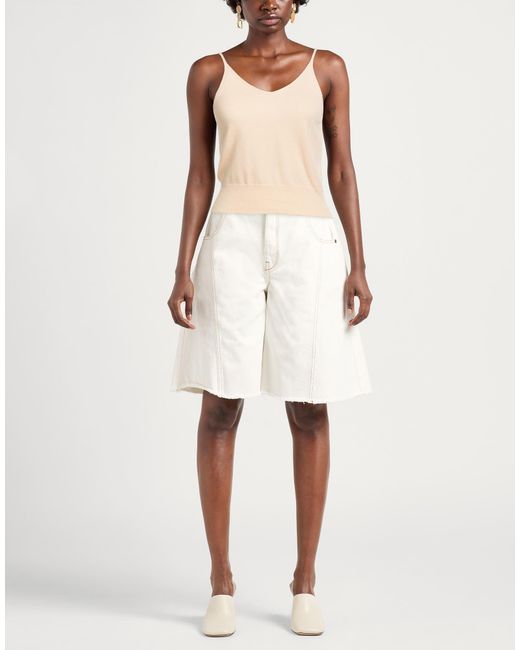 Eleventy Natural Top Cashmere