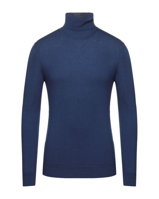 Tsd12 Blue Turtleneck for men
