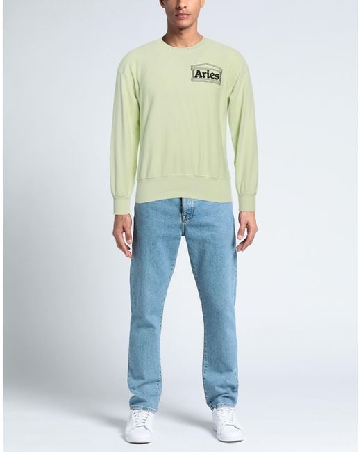 Aries Green Sweatshirt for men