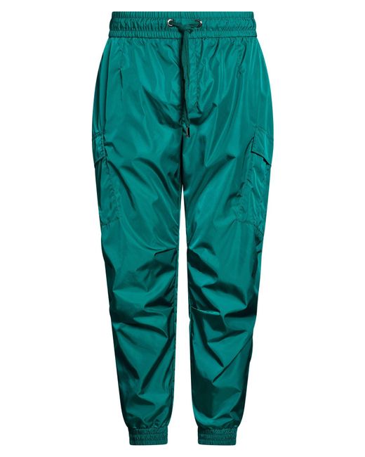 Dolce & Gabbana Green Deep Pants Polyamide for men